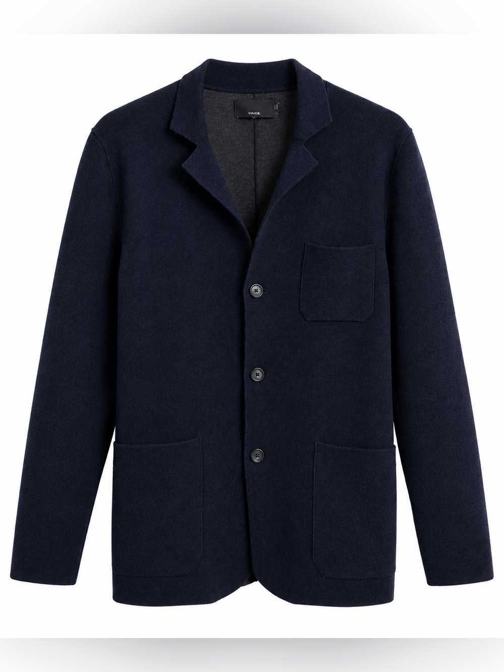 Vince Navy Lightweight Shirt Jacket